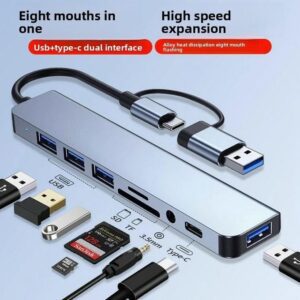 USB Type-C Hub 8-in-1 Docking Station