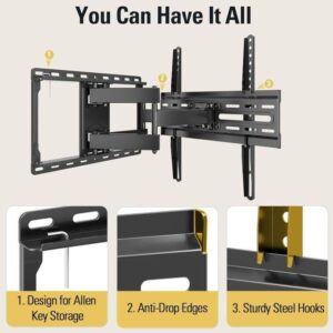 JYD01 Heavy-Duty Full Motion TV Mount (32" to 70")