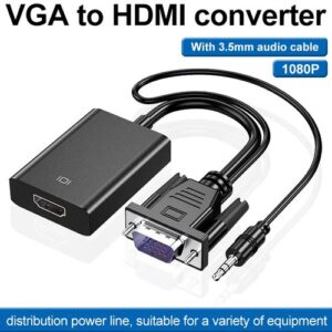 VGA to HDMI Converter with Audio
